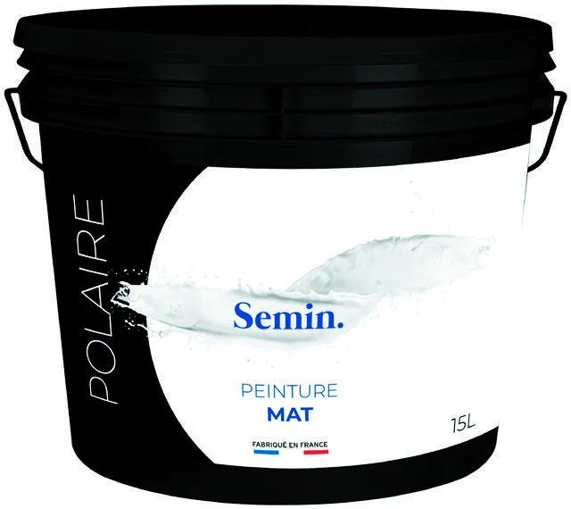 Pot peinture acrylique MAT polaire 15L | Semin