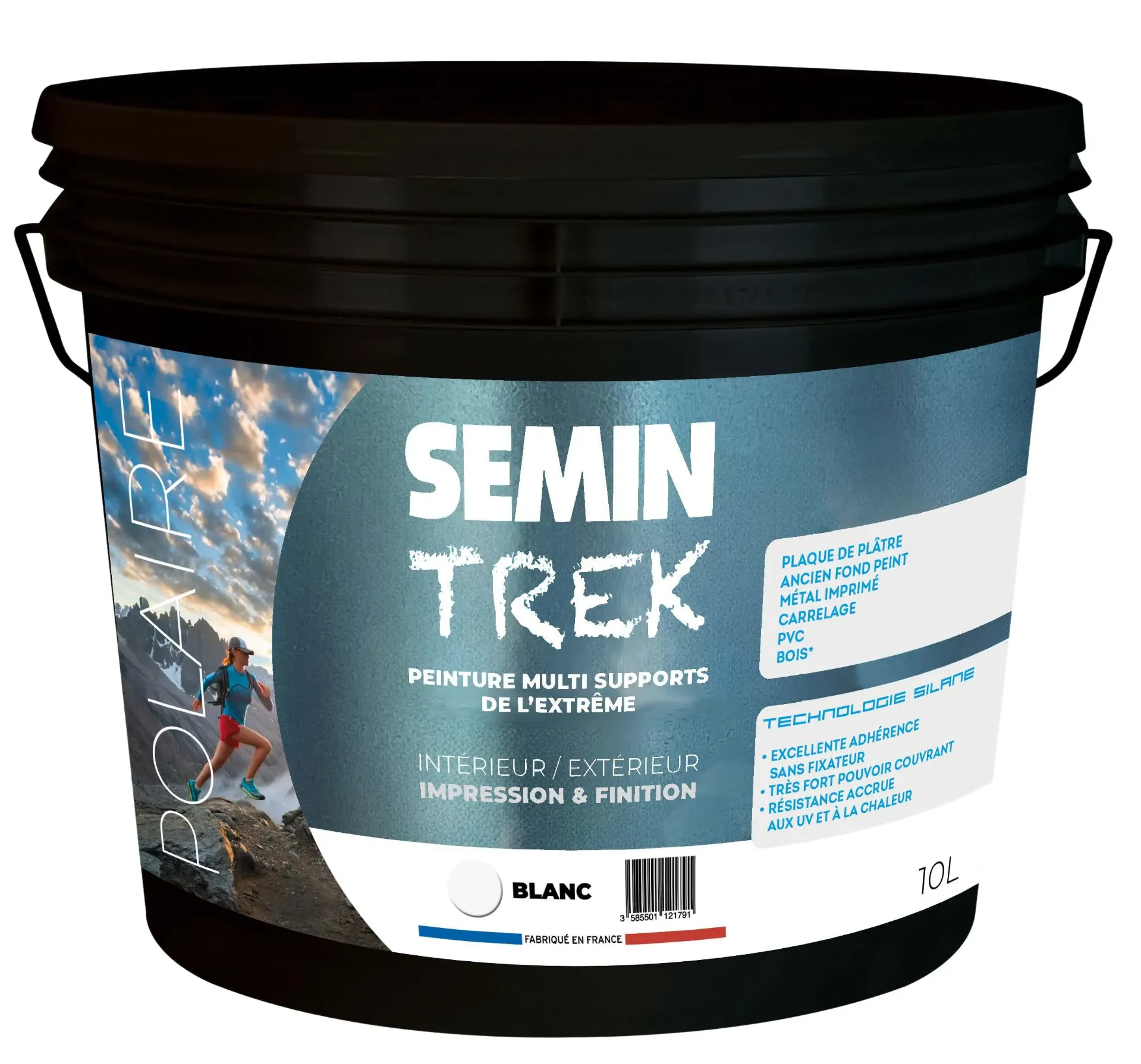 Pot peinture acrylique TRECK polaire 15L | Semin