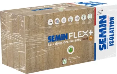 ISOLATION : Panneau FLEX+(Bois) 145 mm | SEMIN