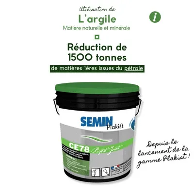 ENDUIT : CE 78 PERFECT’JOINT ENDUIT POUR JOINTS DE PLAQUES DE PLÂTRE 7KG | SEMIN