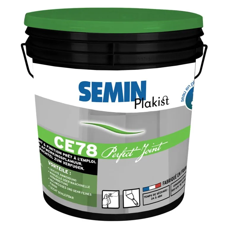 ENDUIT : CE 78 PERFECT’JOINT ENDUIT POUR JOINTS DE PLAQUES DE PLÂTRE 25KG | SEMIN