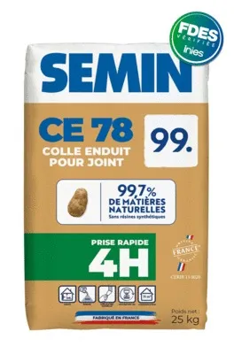 CE 78 Naturel Enduit joint 4H | SEMIN
