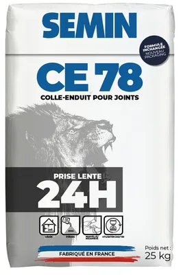 CE 78 LENT ENDUIT POUR JOINTS DE PLAQUES DE PLÂTRE | SEMIN