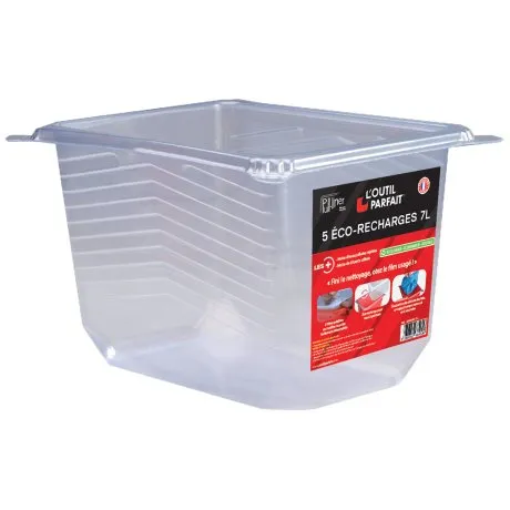 [268400] 5 ÉCO-RECHARGES  PULL LINER 7 LITRES® | L'OUTIL PARFAIT