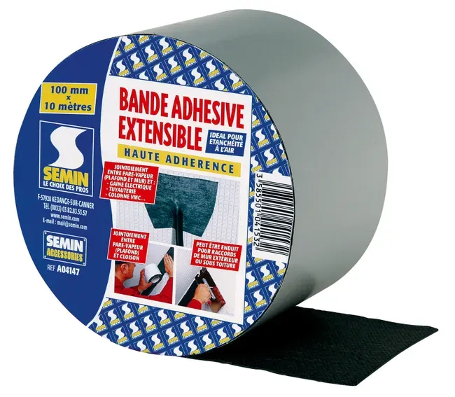[A04083] BANDE ADHESIVE UNIVERSEL 40M X 60MM | SEMIN