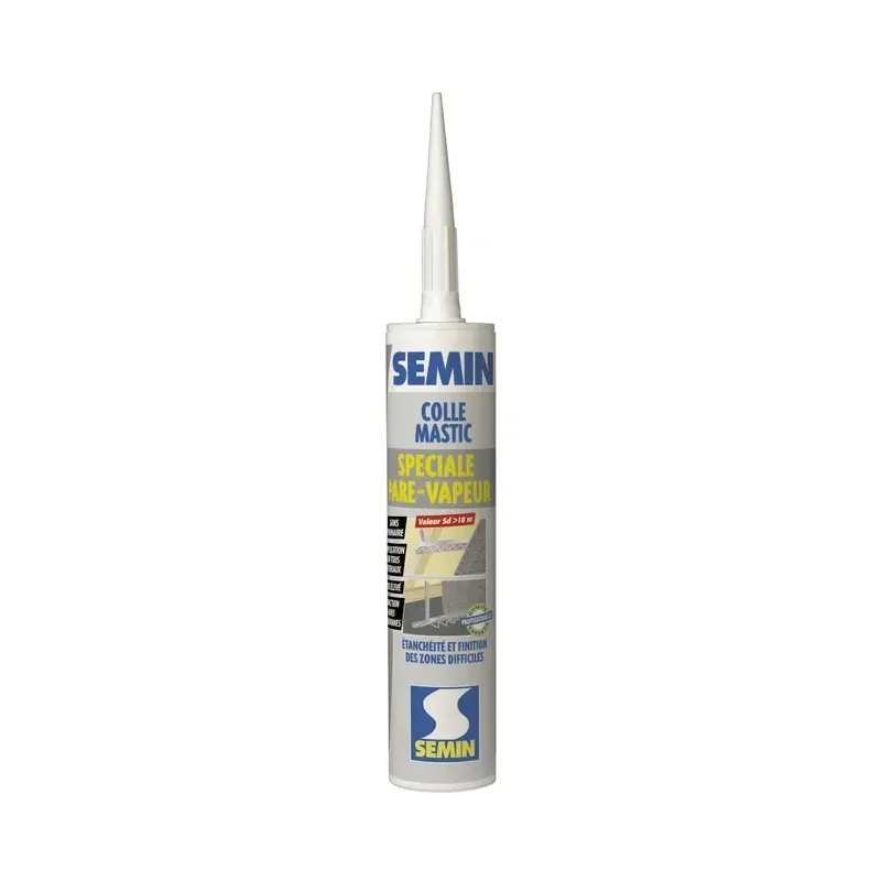 [A10939] COLLE MASTIC SPECIAL PARE VAPEUR, Étanchéité et finition | SEMIN