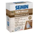 SEM-WOOD POUDRE REBOUCHEUR BOIS Intérieur & Extérieur Boite 1kg | SEMIN