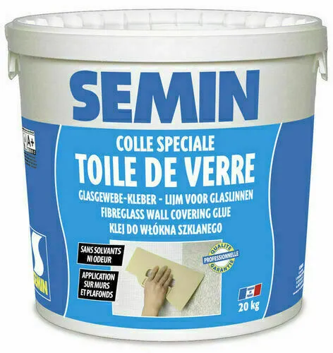 [A01844] COLLE  Toile De Verre - Collage en intérieur SCEAU 20KG | SEMIN